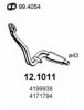 FIAT 4199938 Exhaust Pipe